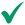 green check mark 
